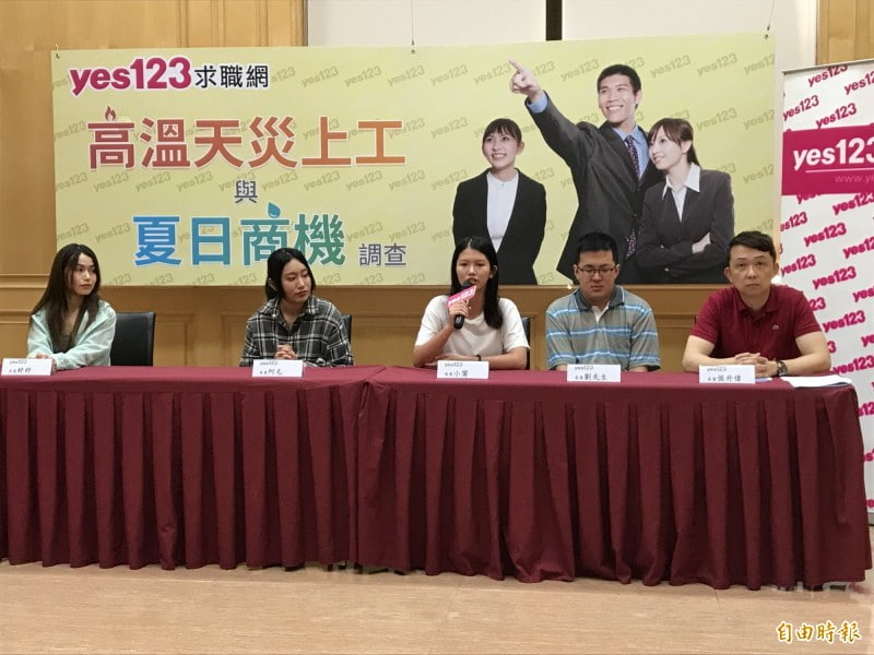 高溫假、颱風假 yes123求職網:勞方多贊成 資方多反對