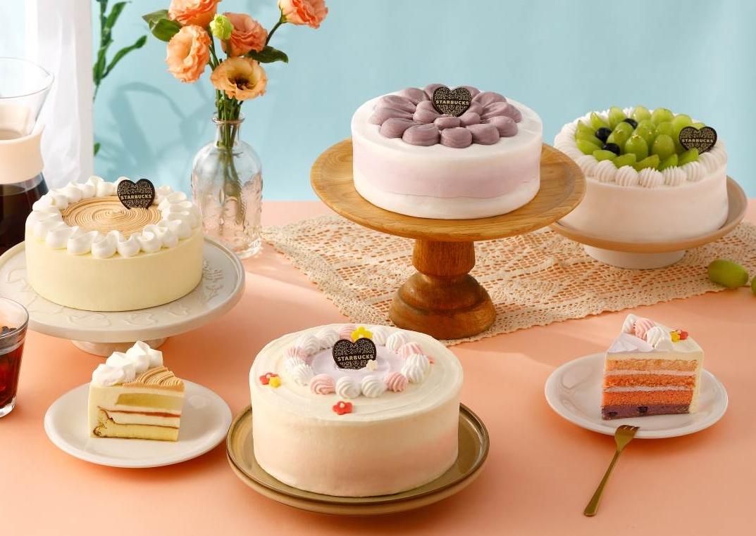 星巴克多款母親節蛋糕即日起至5月5日預購期間，享預購單件9折。（圖／品牌提供）
