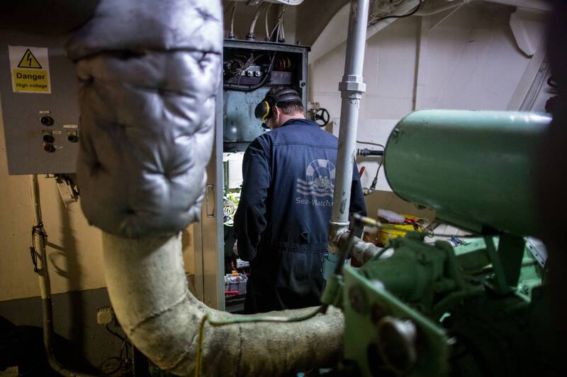 船舶工程師是目前最不容易受到 AI 影響的工作之一。示意圖。(法新社)